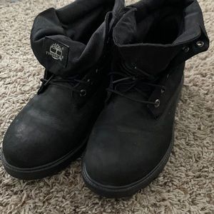 Black Timberland boots
